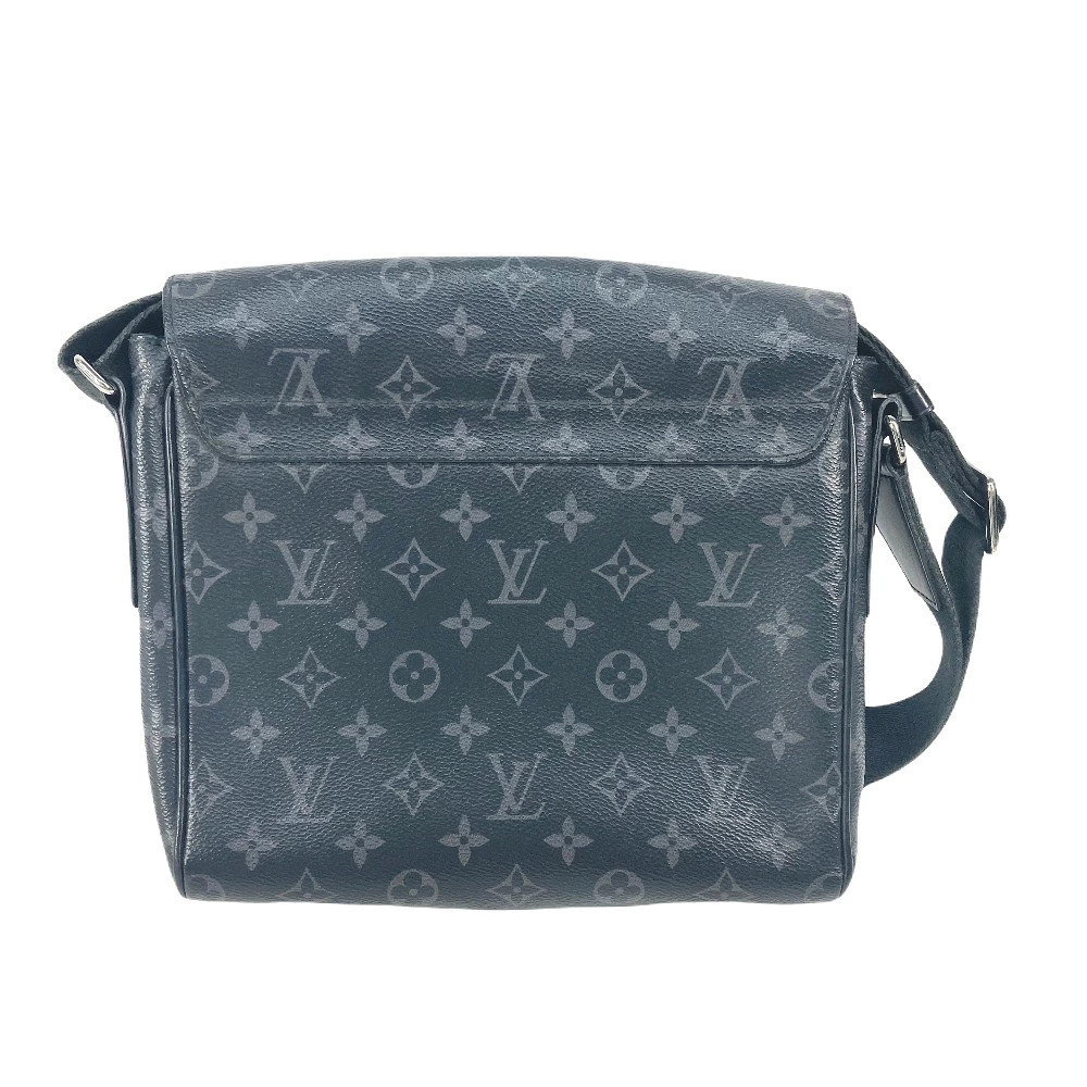 Louis Vuitton Crossbody Bag Black Shoulder Black Eclipse Flap District